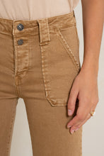 Camel fonce,Pantalon Coupe Large avec Grande Poche - Jean Femme - Place du jour Camel fonce,Pantalon Coupe Large avec Grande Poche - Jean Femme - Place du jour